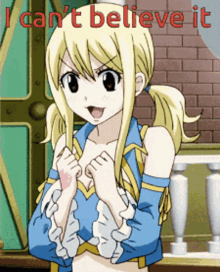 I Dont Believe Lucy GIF - I Dont Believe Lucy Fairy Tail GIFs