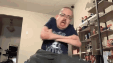 marching walking arms crossed mad ricky berwick