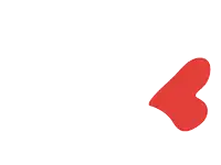 a cartoon drawing of a red heart with a pink outline