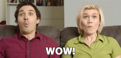 Wow Amazed GIF - Wow Amazed Omg - Discover & Share GIFs