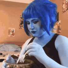 Lapis Lazuli Eating GIF - Lapis Lazuli Eating Salad GIFs