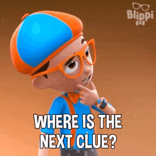 Where Is The Next Clue Blippi GIF - Where Is The Next Clue Blippi Blippi Wonders Educational Cartoons For Kids GIFs