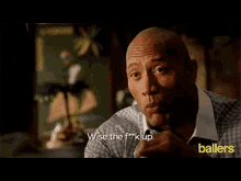 Wise The F**k Up GIF - Dwayne Johnson Wise The Fuck Up Ballers GIFs