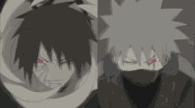 Kakashi And Obito Unlocked Magenkou Sharingan Eye GIF - Kakashi And Obito Unlocked Magenkou Sharingan Eye GIFs