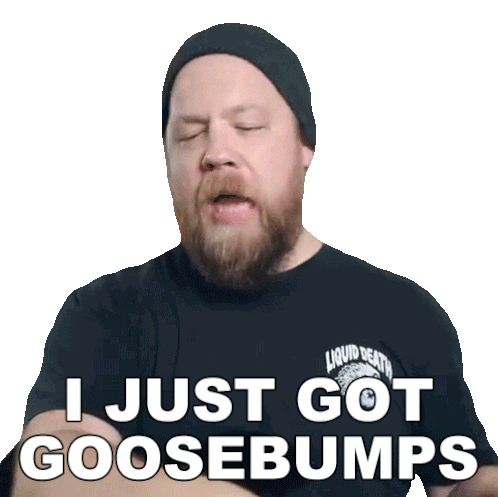I Just Got Goosebumps Ryan Bruce Sticker - I Just Got Goosebumps Ryan Bruce Fluff Stickers