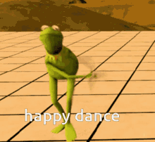 Happy Dance Kermit The Frog GIF - Happy Dance Kermit The Frog Dancing GIFs