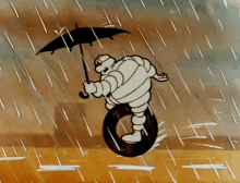 Michelin Man Rain GIF - Michelin Man Rain Rainy Day GIFs