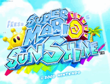 super mario sunshine mariosunshine game cube super mario mario