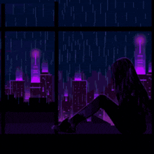 Lofi Rain GIF - Lofi Rain City GIFs