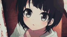 anime blushing kawaii cute