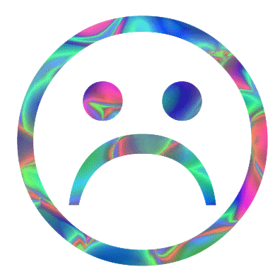 Emoji Smiley Sticker - Emoji Smiley Sad Face Stickers