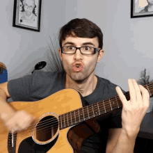 Playing Guitar Steve Terreberry GIF - Playing Guitar Steve Terreberry Strumming Guitar GIFs