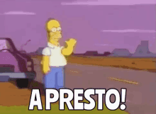 Homer Simpsons Wave GIF - Homer Simpsons Wave A Presto GIFs