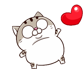 Ami Fat Cat Sticker