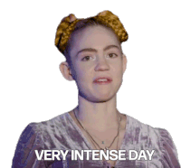Very Intense Day Grimes Sticker - Very Intense Day Grimes Harpers Bazaar Stickers