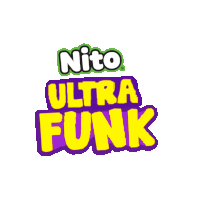 a logo for nito ultra funk with a purple background