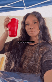 Red Solo Cup Cheers GIF - Red Solo Cup Cheers Sweet Life La GIFs