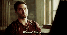 We Dont Like You Tyler Hoechlin GIF - We Dont Like You Tyler Hoechlin Teen Wolf GIFs