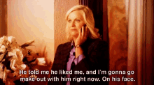 Parks And Recreation Leslie Knope GIF - Parks And Recreation Leslie Knope Make Out GIFs