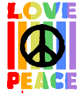 Frieden Blumen Peacezeichen Sticker - Frieden Blumen Peacezeichen Friedenszeichen Stickers