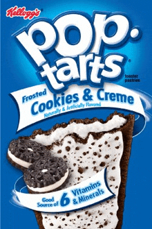 Cookies & Creme Poptart GIF