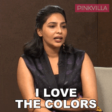 I Love The Colors Aishwarya Lekshmi GIF - I Love The Colors Aishwarya Lekshmi Pinkvilla GIFs