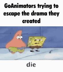 Goanimate Goanimators GIF - Goanimate Goanimators Escape Drama GIFs