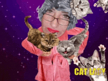 Cat Lady GIF - Cat Lady Lover GIFs