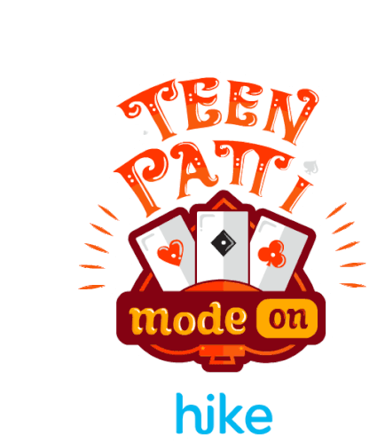Teen Patti Mode On Sticker - Teen Patti Mode On Cards Stickers
