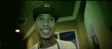 Up To Something GIF - Tyga Scheming Rubbinghands GIFs