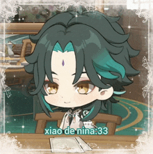 xiao de nina 33 is the name of the person shown in the picture