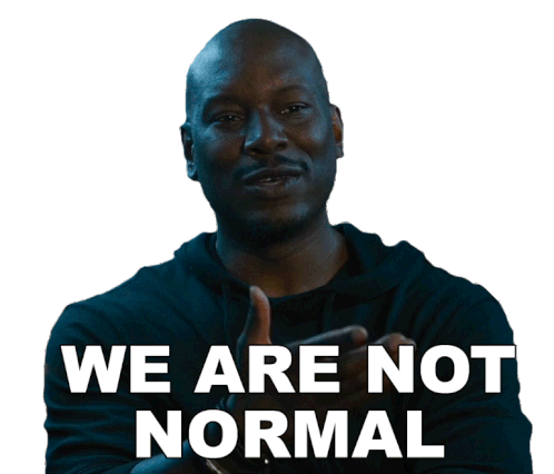 We Are Not Normal Roman Sticker - We Are Not Normal Roman F9 Stickers