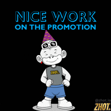 Nice Work On The Promotion Congratulations GIF - Nice Work On The Promotion Congratulations Promotion GIFs
