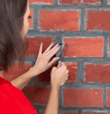 Eating Brick Wall GIF - Eating Brick Wall Cake Art GIFs