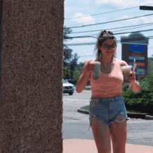 Heres Our Drinks Melissa GIF - Heres Our Drinks Melissa Nufo GIFs
