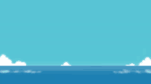 a logo for internetterz with a blue sky and ocean in the background