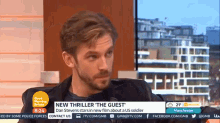 She Don'T Know GIF - Dan Stevens The Guest Interview GIFs