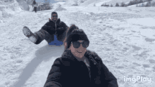 Lol Snow GIF - Lol Snow Snow Boarding GIFs