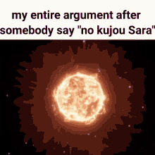 No Kujou Sara GIF - No Kujou Sara GIFs