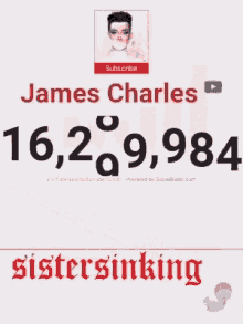 James Charles Sub Count GIF - James Charles Sub Count Sister GIFs