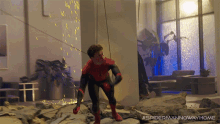Jumping Spider Man GIF - Jumping Spider Man Peter Parker GIFs