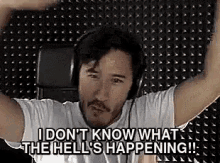 Markiplier Idk GIF - Markiplier Idk I Dont Know What The Hell Is Happening GIFs