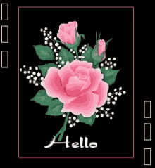 Hello Rose GIF - Hello Rose GIFs