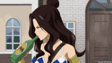 Drinking Alcohol GIF - Drinking Alcohol Fairy Tail GIFs