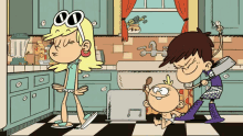 Jamming In The Kitchen GIF - Loud House Loud House Gifs Nickelodeon GIFs