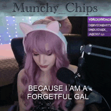 Munchy Chips Forgetful Gal GIF - Munchy Chips Forgetful Gal Forgetful GIFs