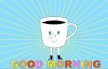Good Morning Happy GIF - Good Morning Happy Coffee GIFs