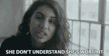 She Dont Understand Shes Worth It Alessia Cara GIF