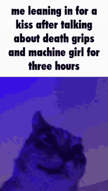 Death Grips Machine Girl GIF - Death Grips Machine Girl Cat Kiss GIFs