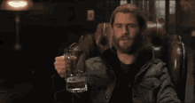 Beer Drinking GIF - Beer Drinking Thor GIFs